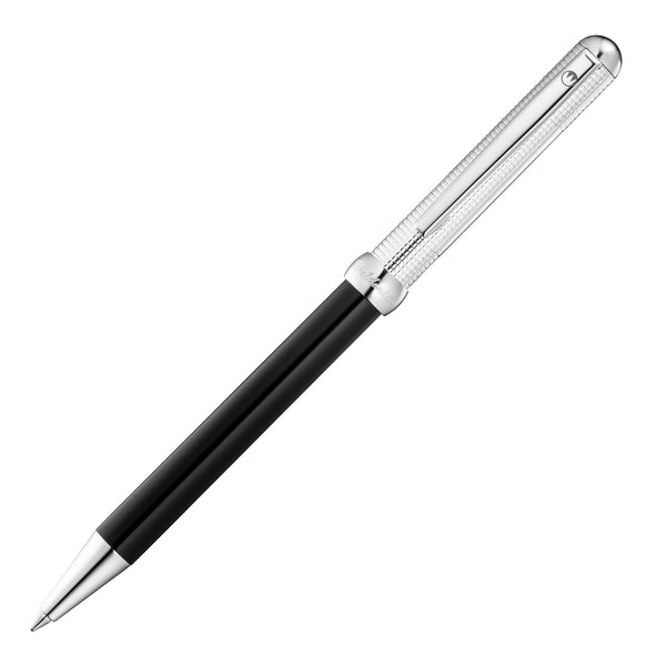 CHESS Kugelschreiber Pyramid-Design Silber-Lack schwarz