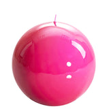 Papeterie Berlin Graziani Objekt-Kerze BOWLING magenta in Hochglanz 15cm