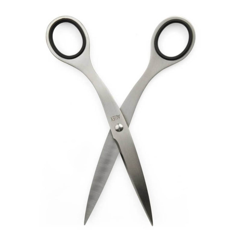 Schere OFFICE MED S-165, Stahl mattiert, Griffring schwarz