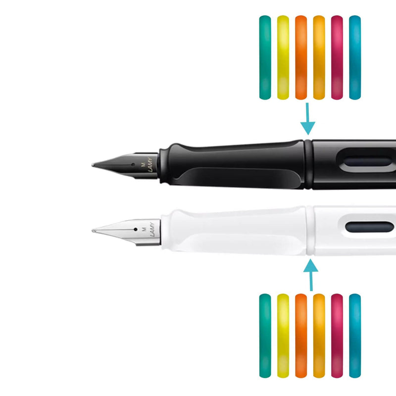 safari multicolor Füllfederhalter Set