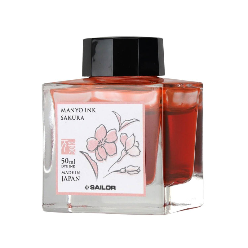 Tintenglas Manyo - Sakura 50ml rosa