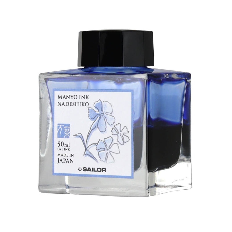 Tintenglas Manyo - Nadeshiko 50ml blau
