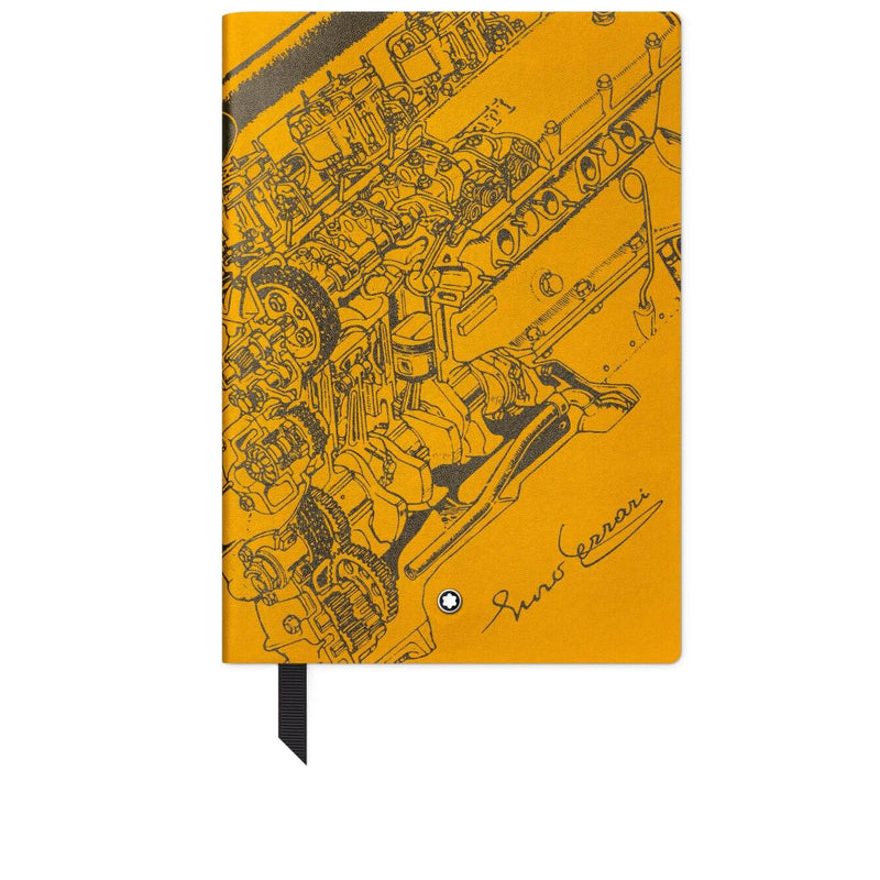FINE STATIONERY Notebook #146 klein Great Characters ENZO FERRARI, Modena Gelb, liniert