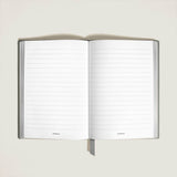 Notizbuch medium (mittelgroß), Sartorial Leder grau, liniert