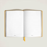 Notizbuch small (klein), Sartorial Leder gelb, liniert