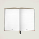 Notizbuch medium (mittelgroß), Sartorial Leder rot, liniert
