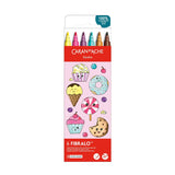 FIBRALO™  KAWAII-Set CANDY WORLD mit 6 Filzmalstiften