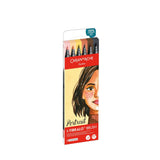 FIBRALO® BRUSH Sortiment PORTRAIT mit 6 Filzmalstiften mit Pinselspitze im Kartonetui