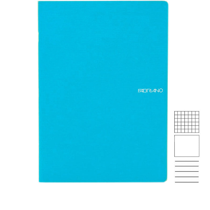 Notizheft A4 türkis verschiedene Lineaturen