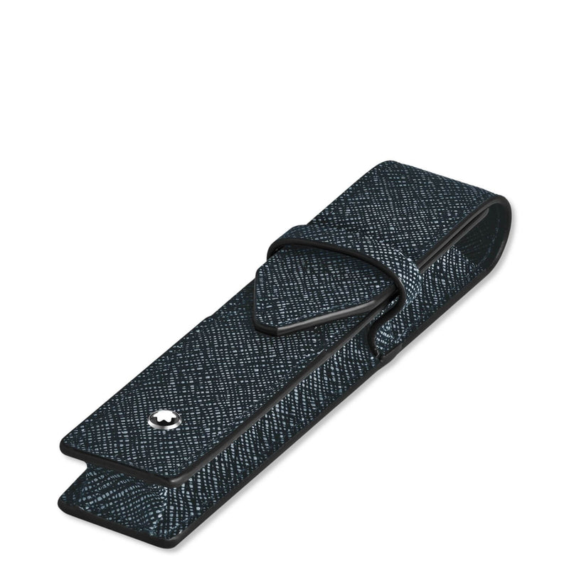 Sartorial Etui für 1 Schreibgerät Tweed Blau