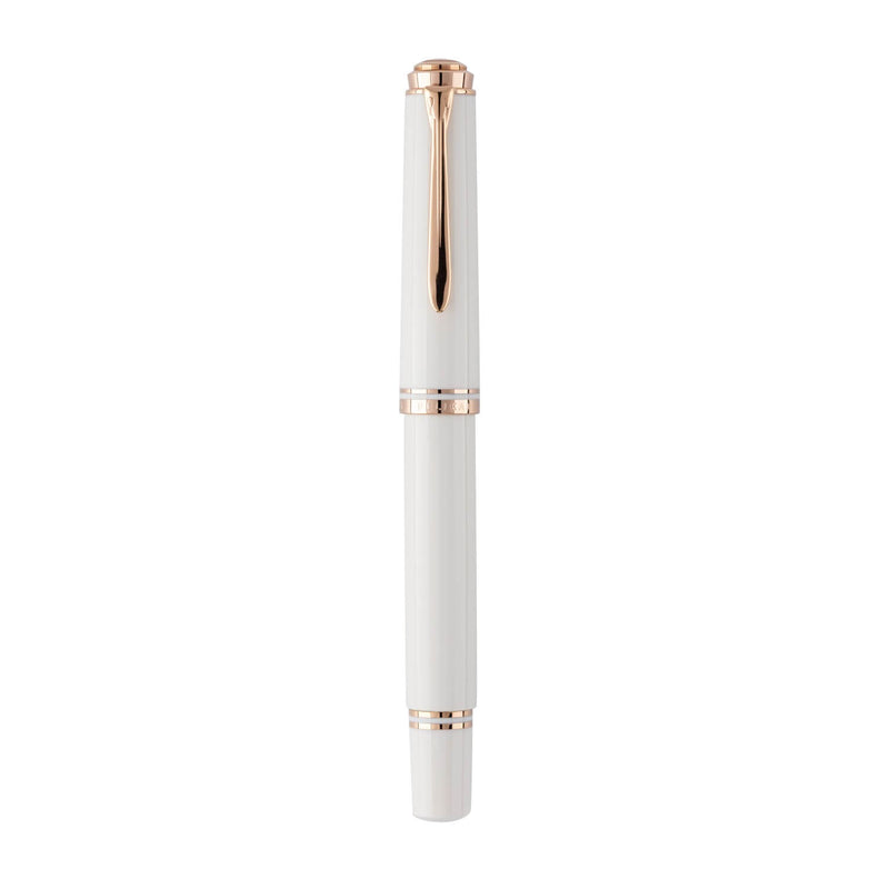 Souverän® M600 White & Rose Gold Füllfederhalter