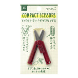 Midori Mini Schere zum Klappen bordeaux