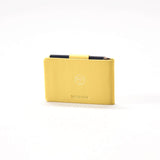 BONSAI Edition "My Microcosm", Mini Notizbuch Leder Mustard