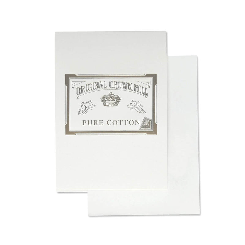 Korrespondenzblock A5 Cotton mit Wasserzeichen 50 Blatt blanko