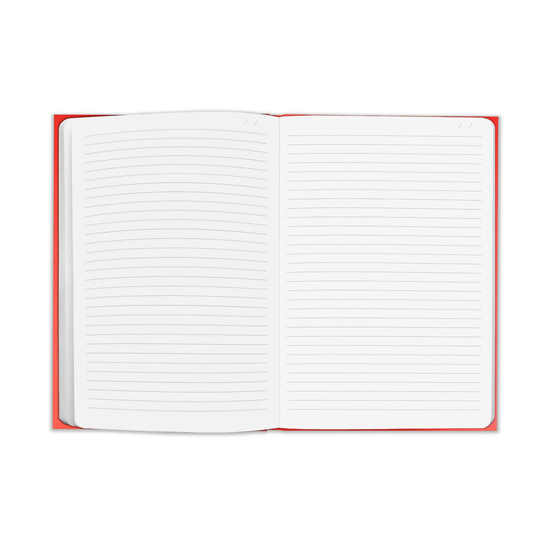 caran d'ache Notizbuch metallic rot liniert A5 colormat-x