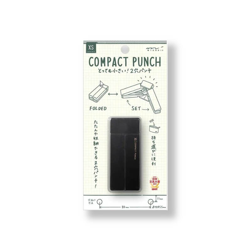 XS Office Tool Faltlocher Mini schwarz