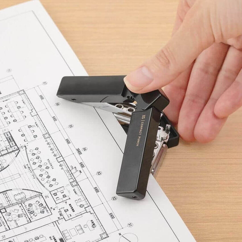 XS Office Tool Faltlocher Mini schwarz