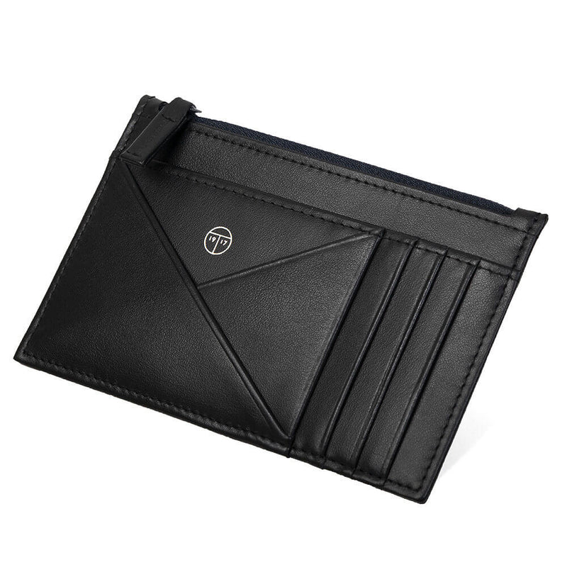 506288 Treuleben Kreditkartenetui Börse Caddy Large nero schwarz