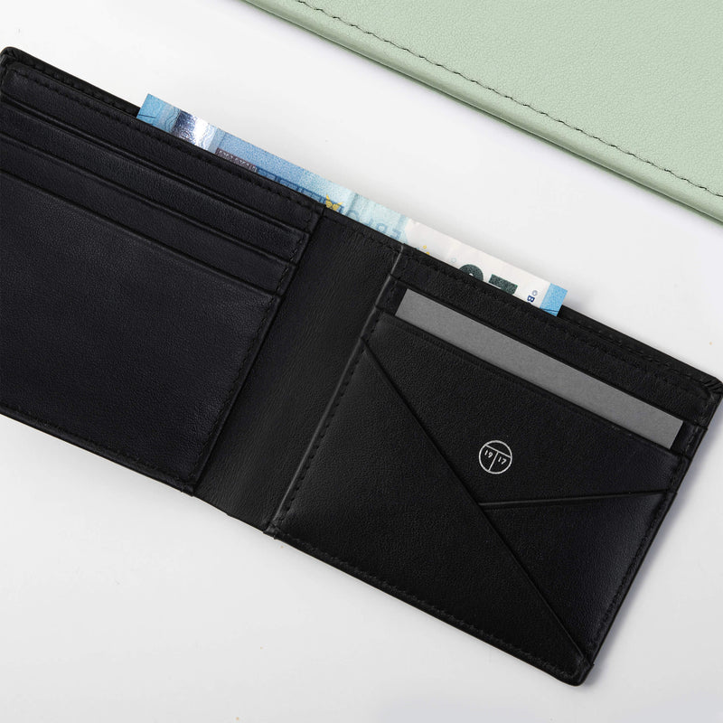 506294 treuleben kreditkartenetui scheintasche schwarz