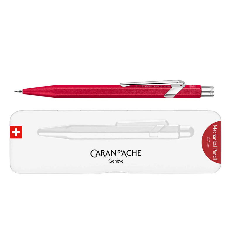 844 Metall Minenhalter 0.7mm COLORMAT-X ROT mit Etui