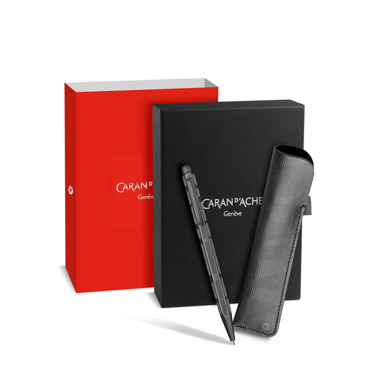 ECRIDOR BLACK LINES Kugelschreiber Geschenkset mit Lederetui Sonderedition