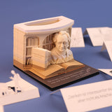 Abreißblock Goethe 3D