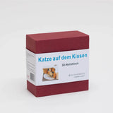 Notizblock 3D Katze Stifthalter für Schreibtisch, Lasercut, Sprüche mit Katzenthemen