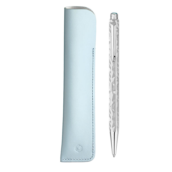 ECRIDOR ALPINE FROST Kugelschreiber Geschenkset mit Lederetui Sonderedition