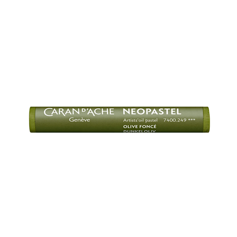 NEOPASTEL® Oelpastell Einzelblock rund dunkeloliv