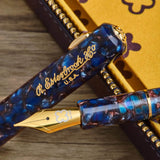 ESTERBROOK NIBLET NOUVEAU BLUE Golden Trim Füllfederhalter