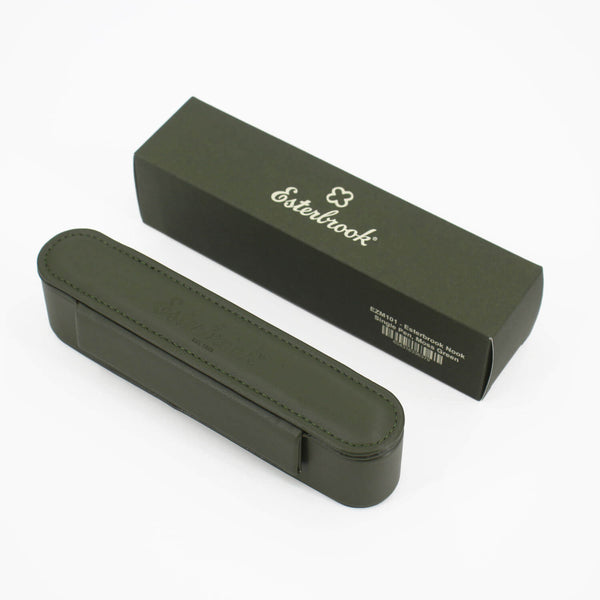 1er Lederetui NOOK Moos Grün/Bordeaux