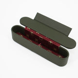 1er Lederetui NOOK Moos Grün/Bordeaux