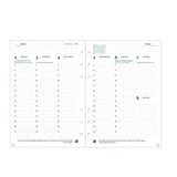 2026 Executive/A5 Organizer Jahresbox 1 Woche/2 Seiten Weiß Deutsch