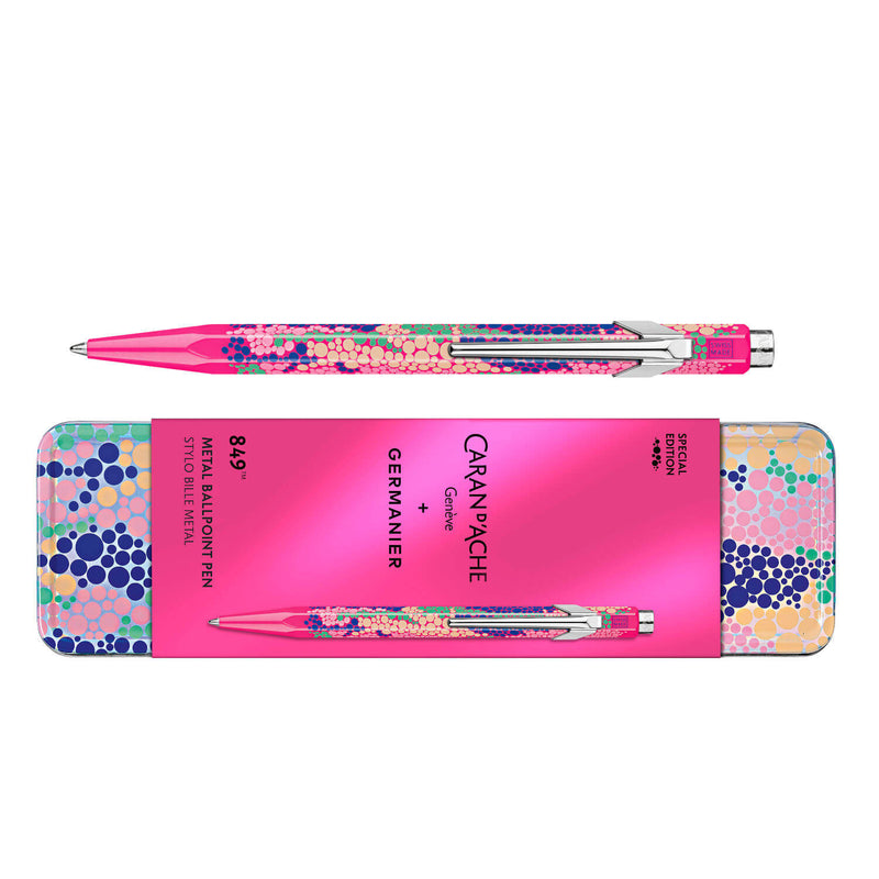849 Metall Kugelschreiber GERMANIER NEON PINK Ltd. in Metallbox