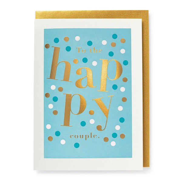 TO THE HAPPY COUPLE.. 12.5x16.5cm mit Kuvert