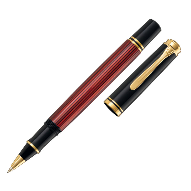 Souverän® R400 Schwarz-Rot Tintenroller